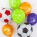 Шар 3D Сфера, Футбольный мяч Красный