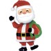 Шар Фигура, Дед Мороз с подарками 152 см