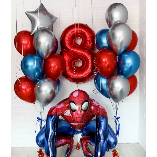 Набор воздушных шаров человек паук